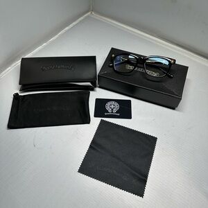 Chrome Hearts Glasses black and gold